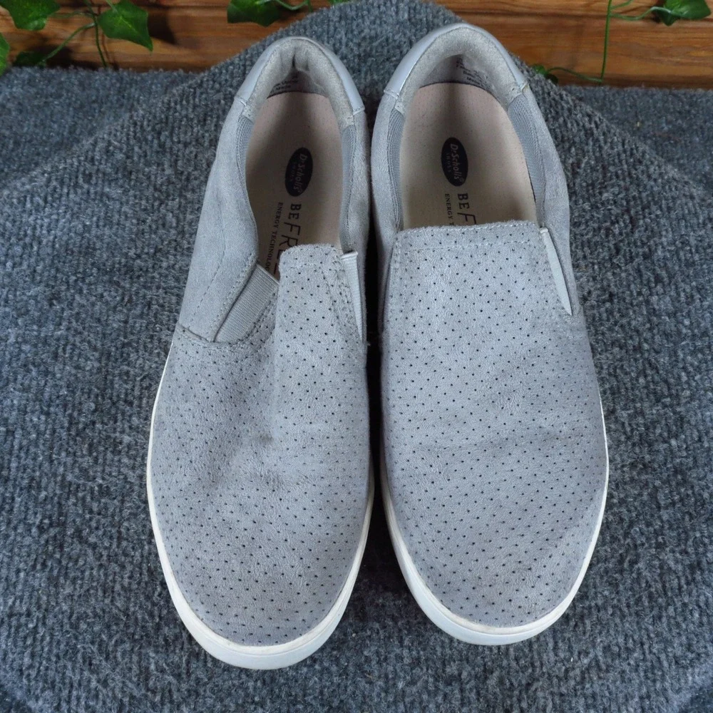 Dr. Scholl's‎ Madison Women Slip On Sneaker Size 9M Casual Walking Shoe Grey